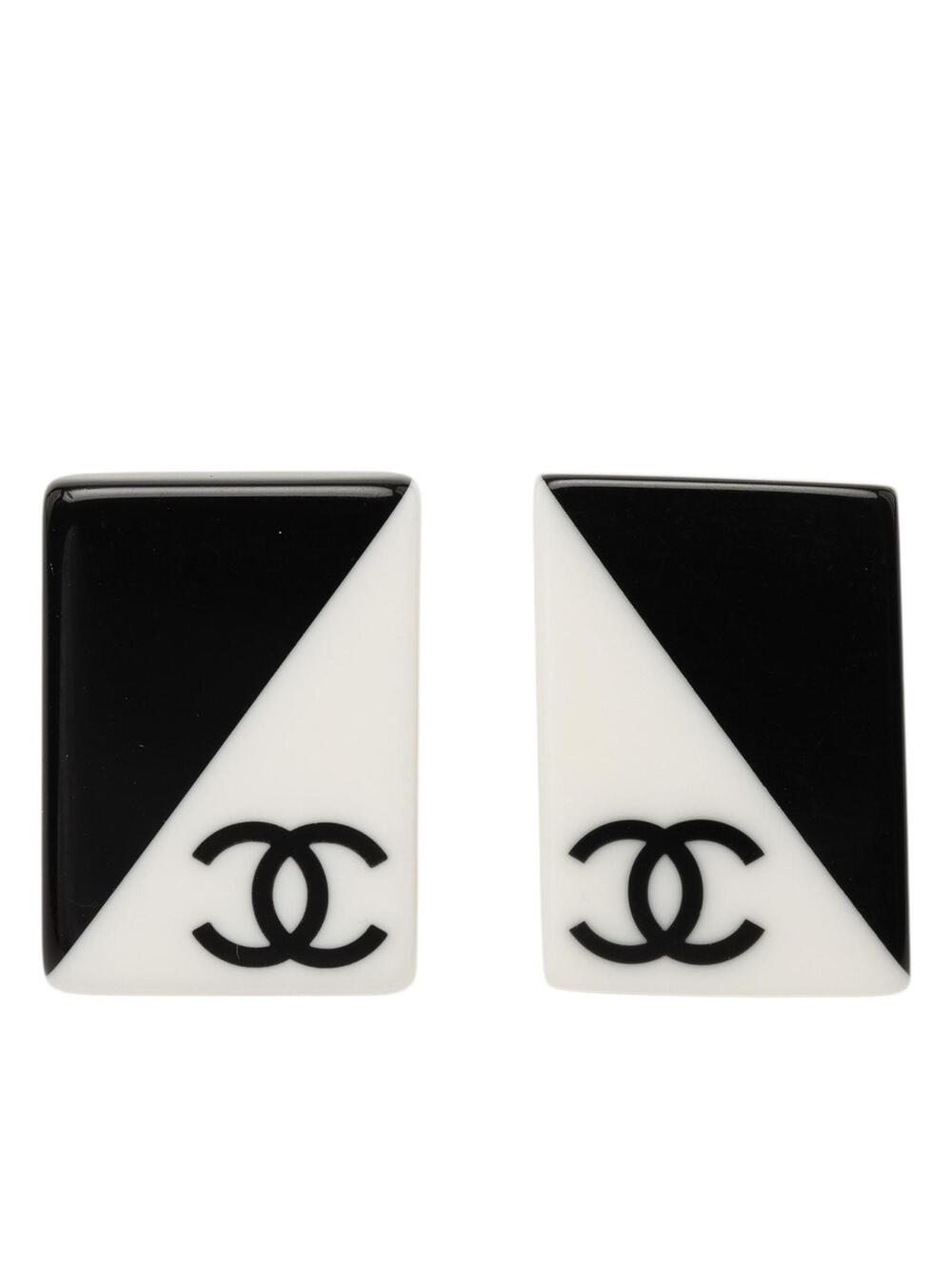 Chanel Cc Bicolor Acrylic Rectangular #289545C44B